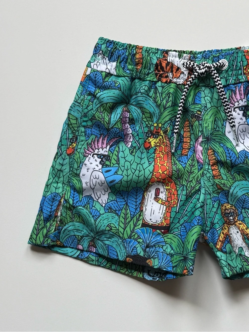 Boardies Boys Mulga Jungle Swim Trunks - Size 3-4